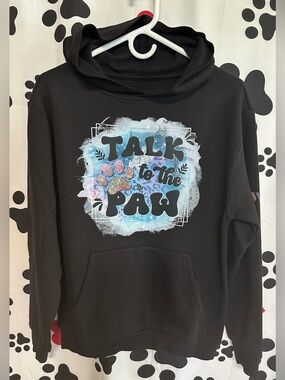 Dog Graphic Relaxed Hoodie - NIP